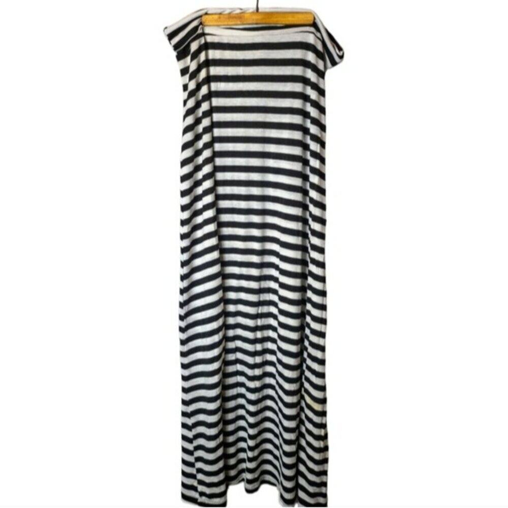 *3/$30* High Waist Stripe Maxi Dress -L